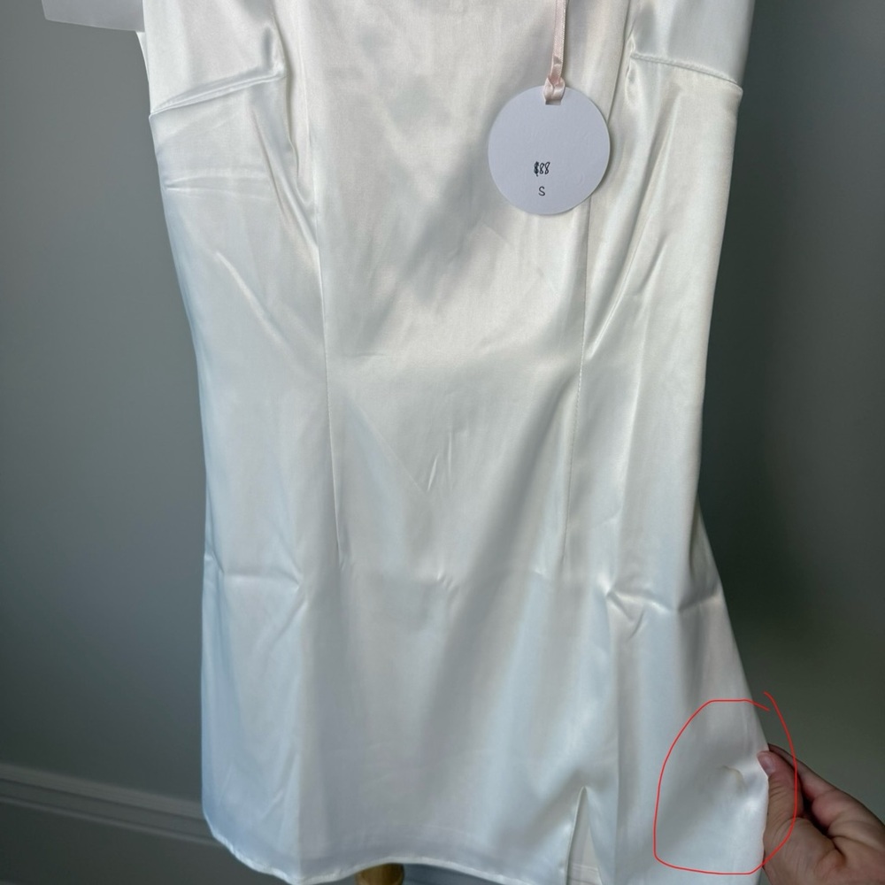 Abigail White Mini Dress - Picture 4 of 4